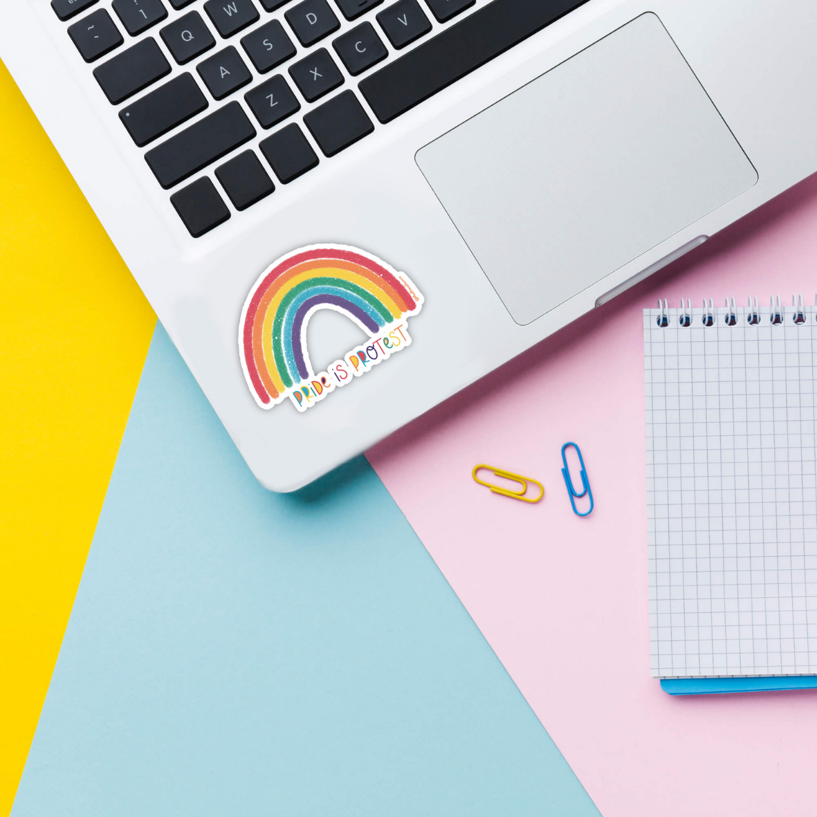 Pride is protest vinyl sticker