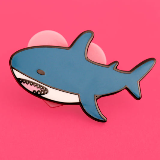 Blahaj shark enamel pin