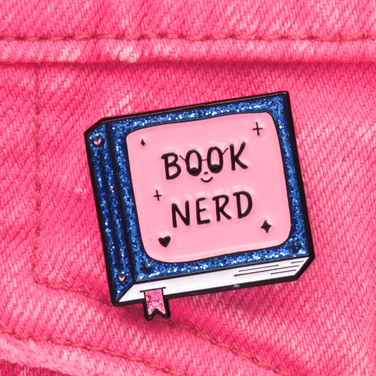 Book Nerd enamel pin