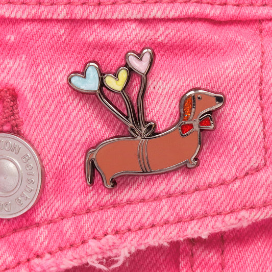Sausage Dog enamel pin