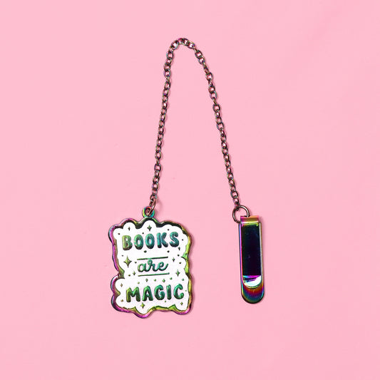 books chain bookmark cute