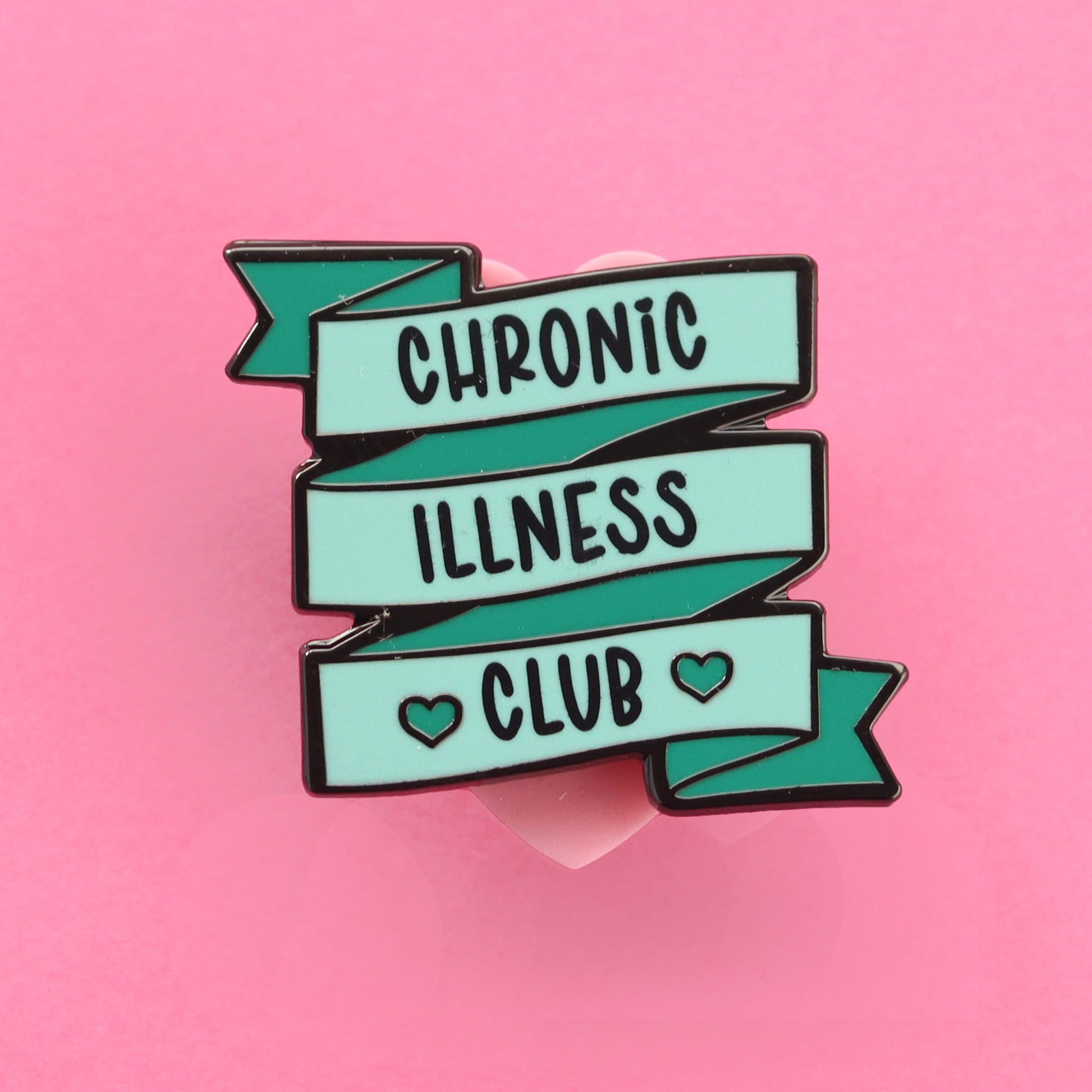 chronic illness club enamel pin
