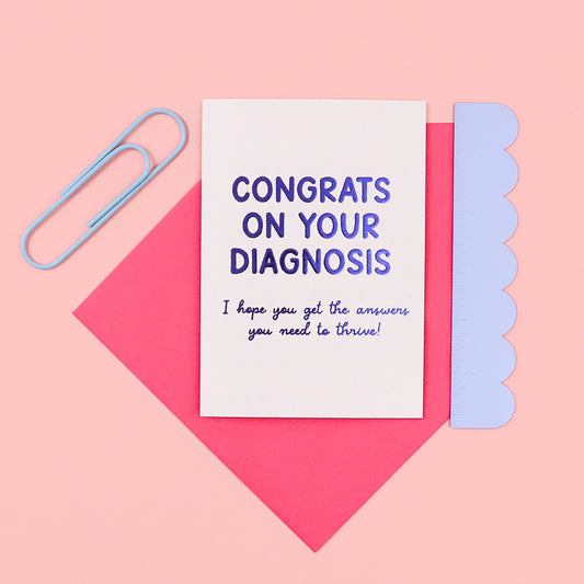 congrats on diagnosis greeting card 2