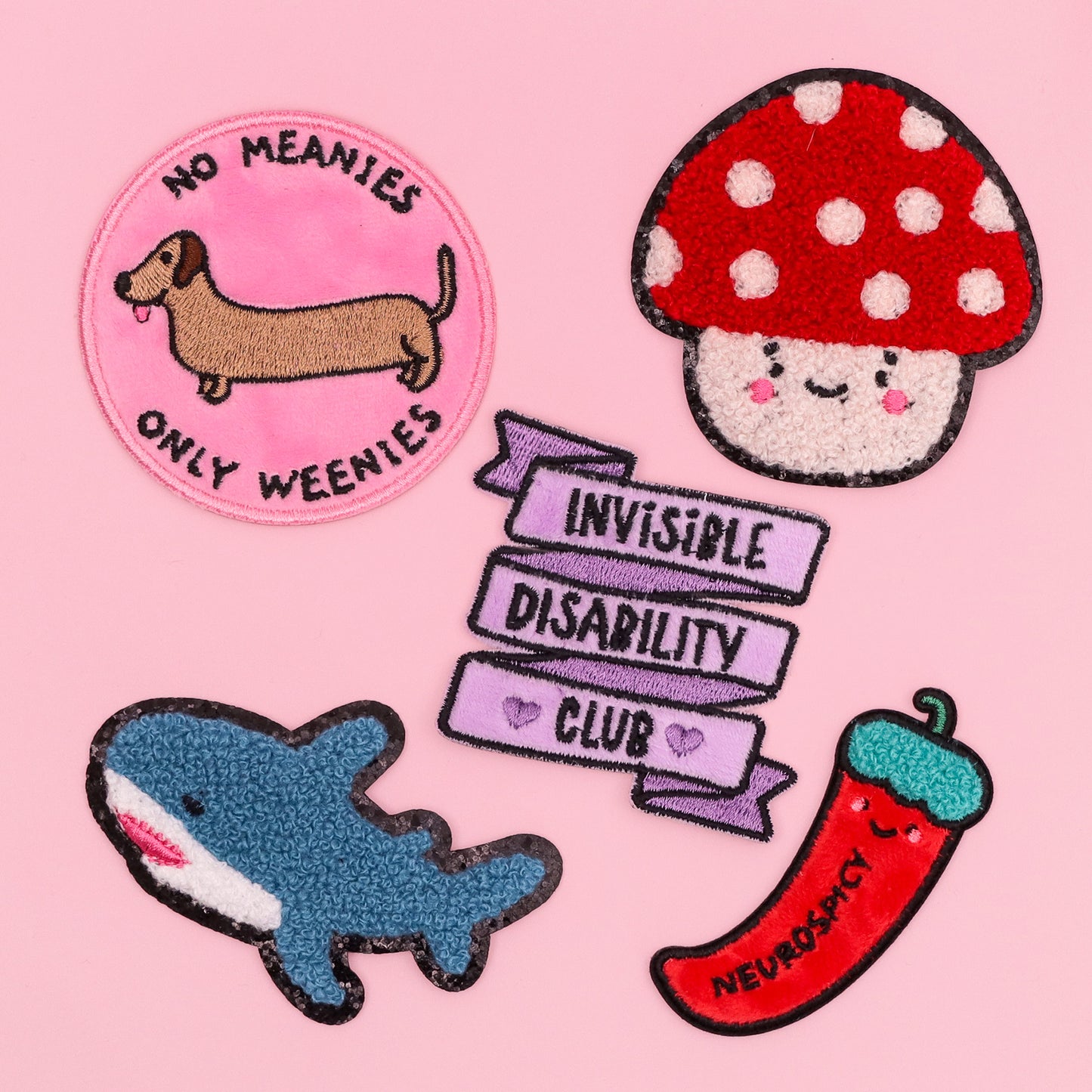 cute iron on patches