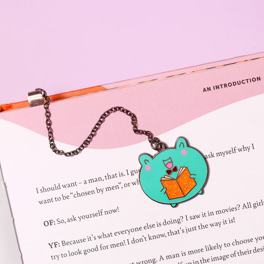 frog chain bookmark cute