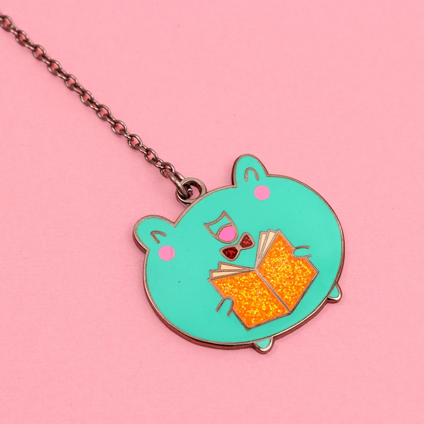 frog chain bookmark cute