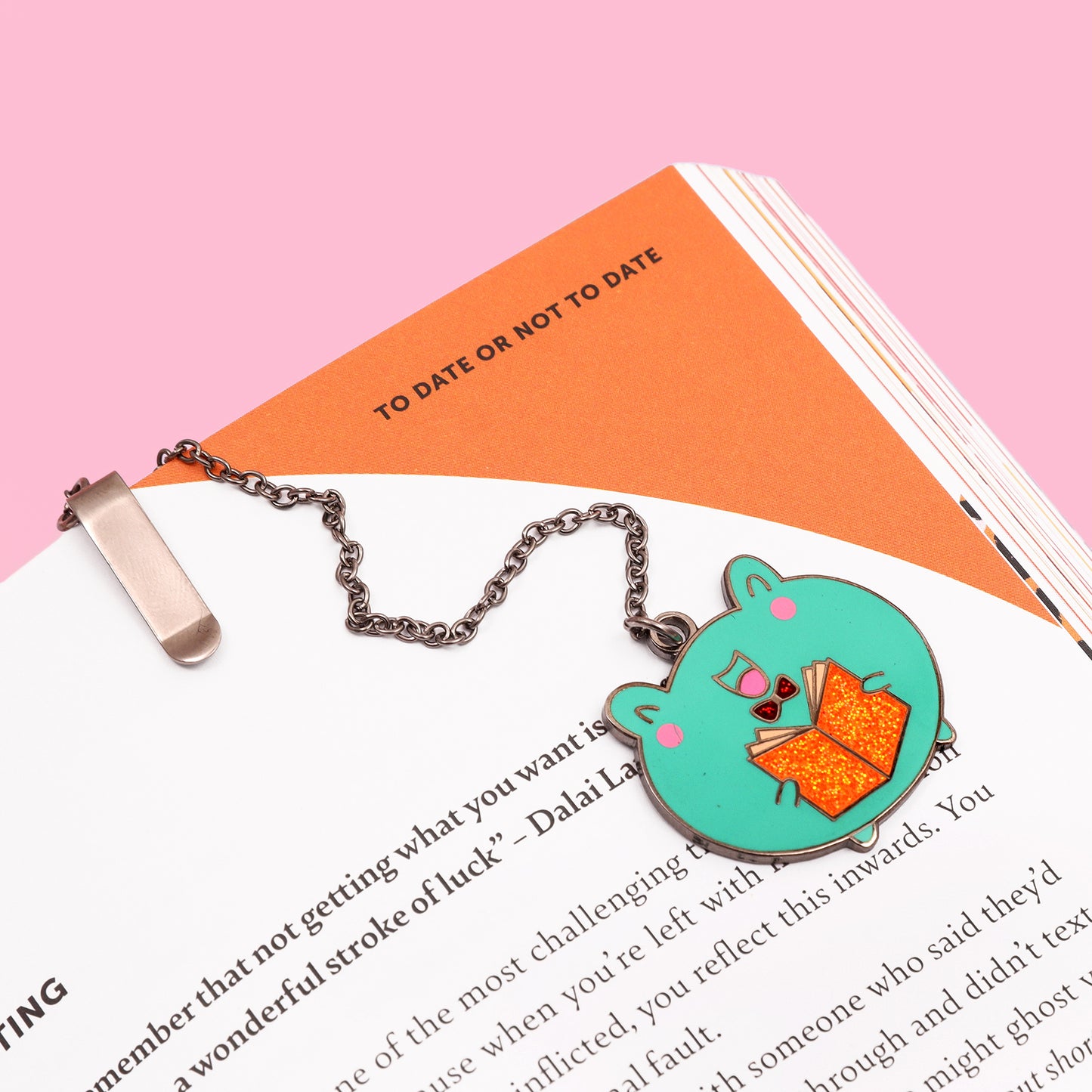 frog chain bookmark cute