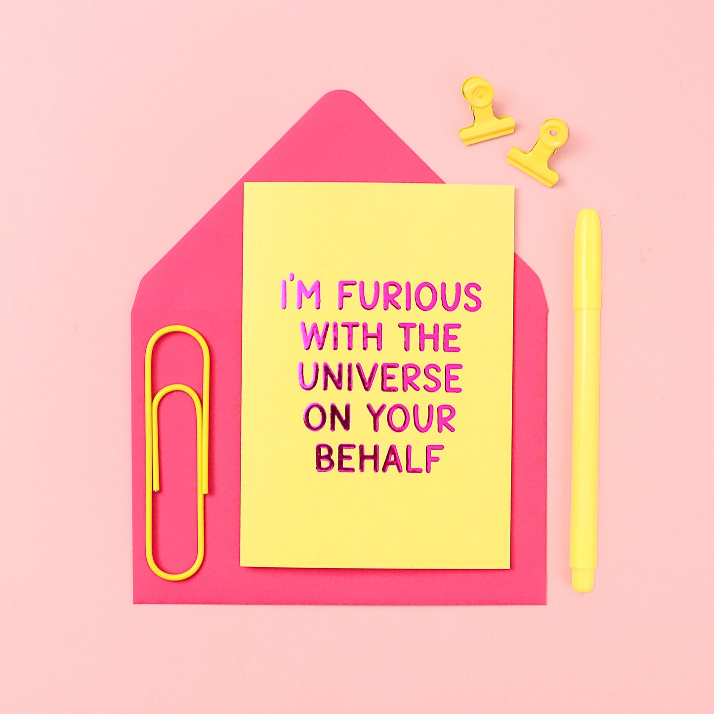 furious greetings card