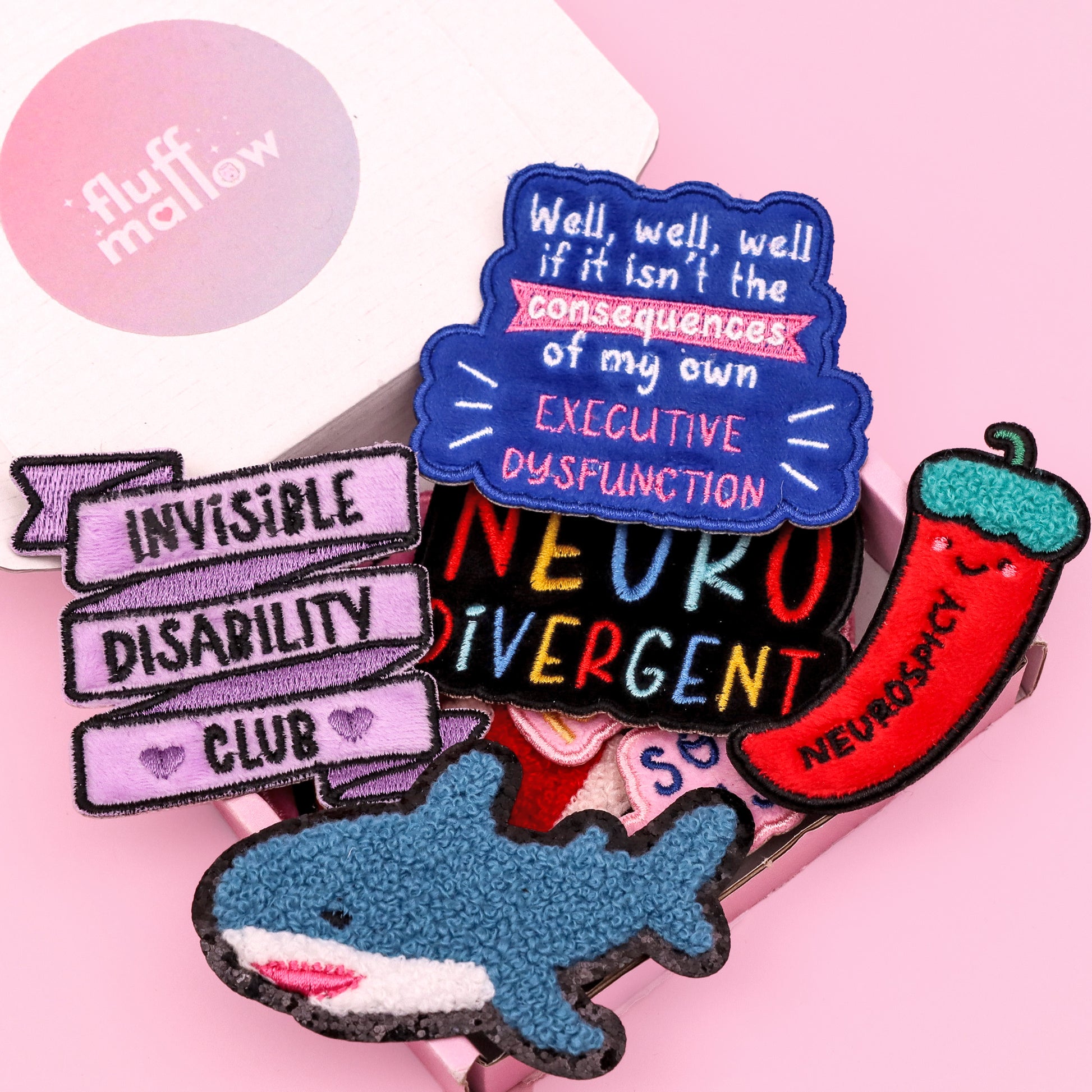 iron on patches by fluff mallow