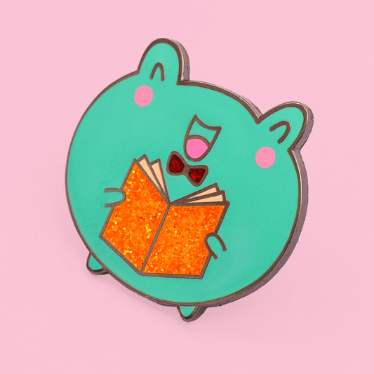 kawaii frog enamel pin 2