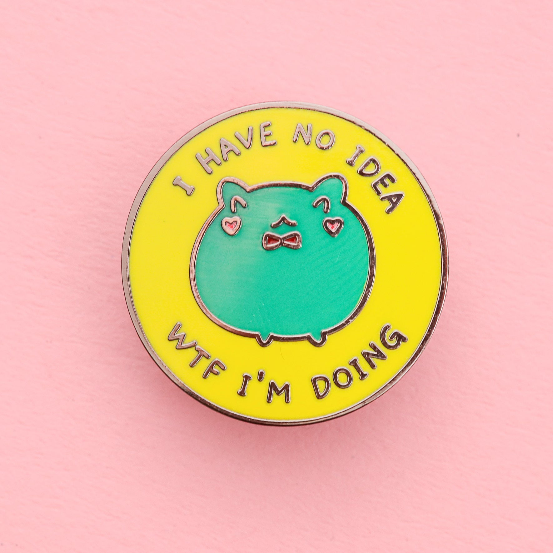kawaii frog enamel pin cute