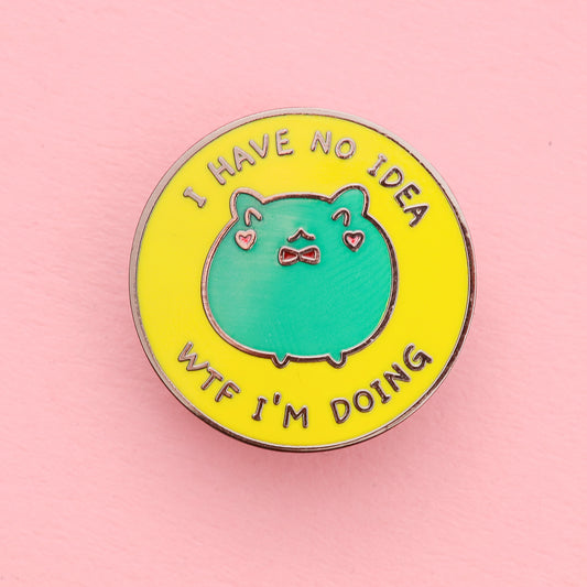 kawaii frog enamel pin cute