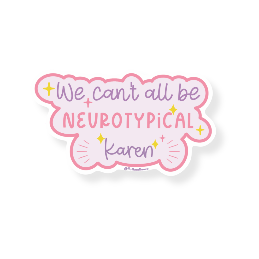 neurotypical sticker funny