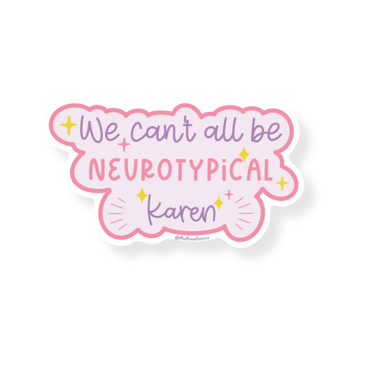 neurotypical sticker funny
