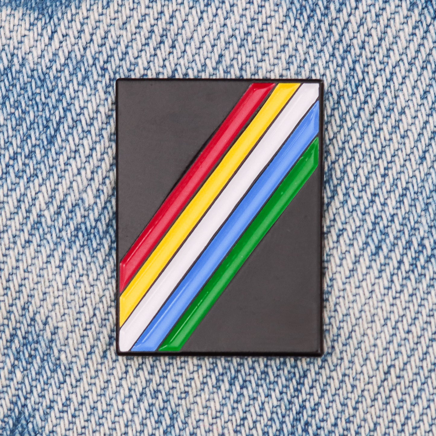 pride rainbow enamel pin