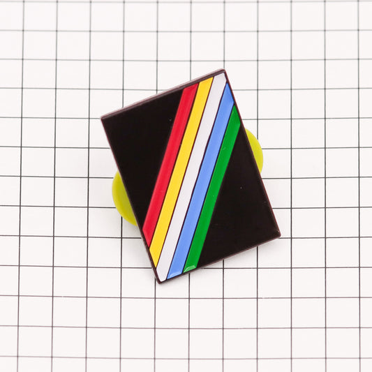 pride rainbow enamel pin