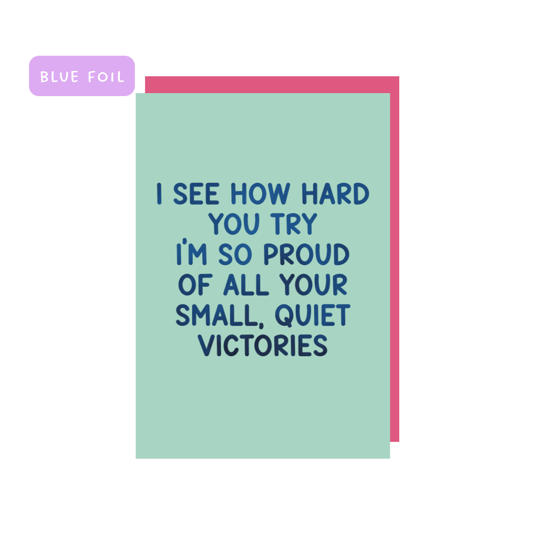 proud greeting card