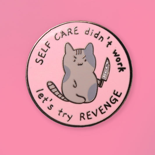 self care car enamel pin cute kawaii