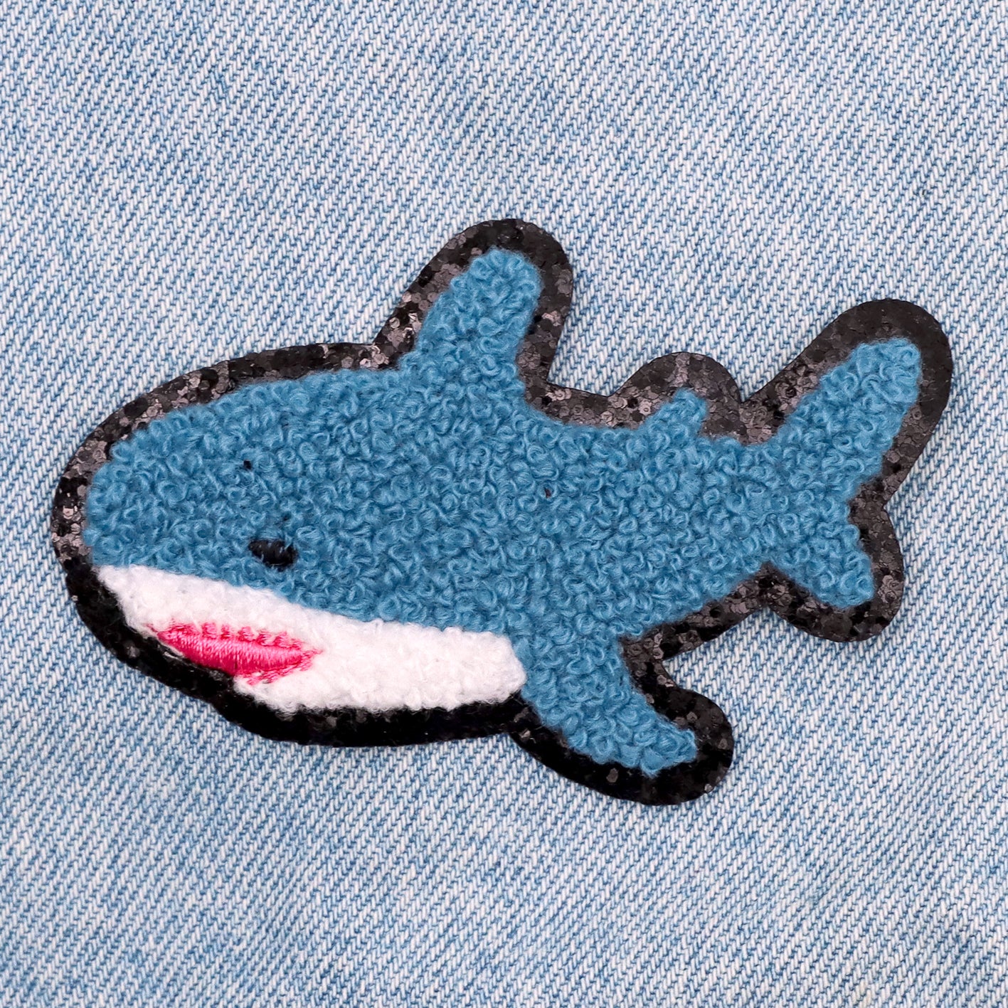 shark patch cute kawaii
