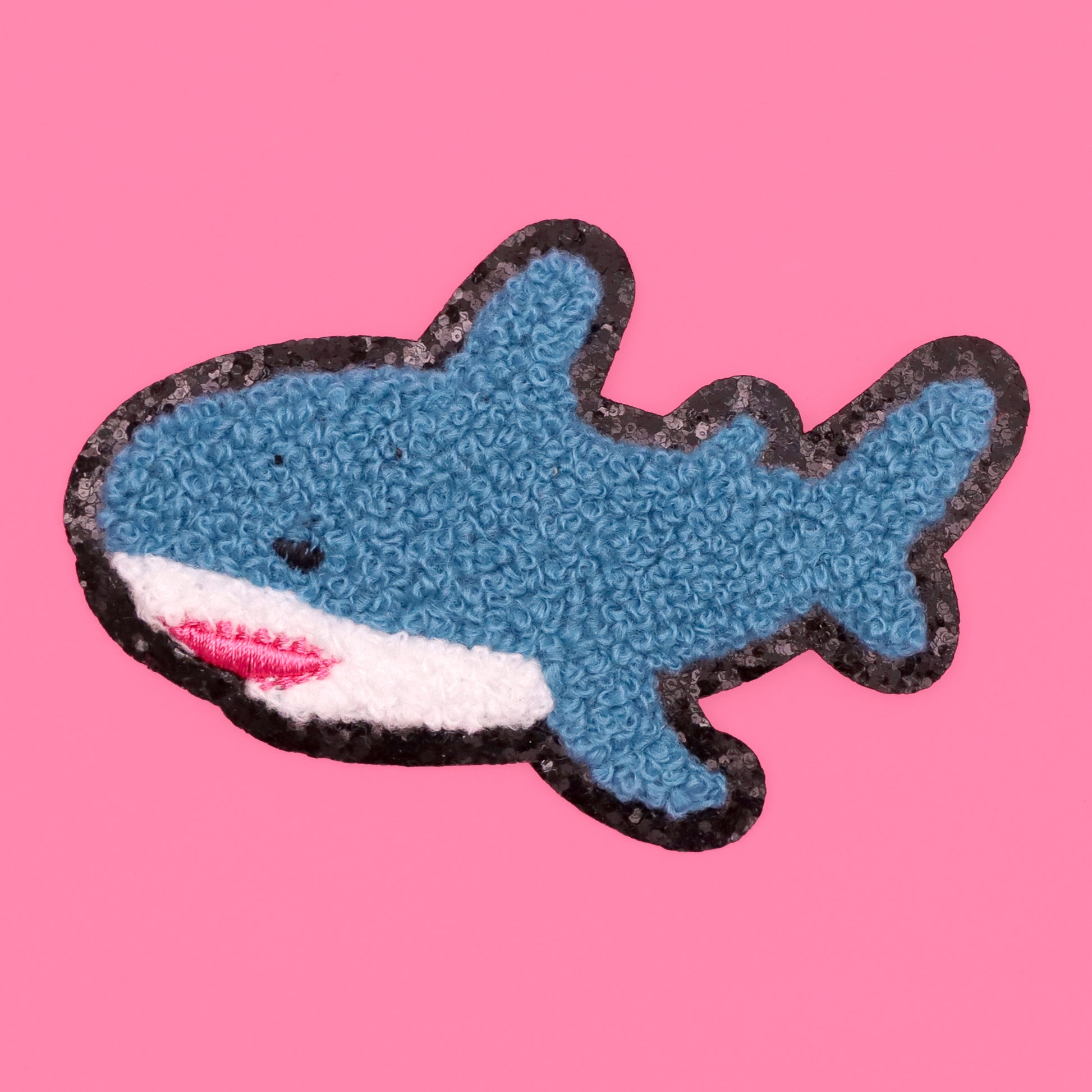 shark patch cute kawaii