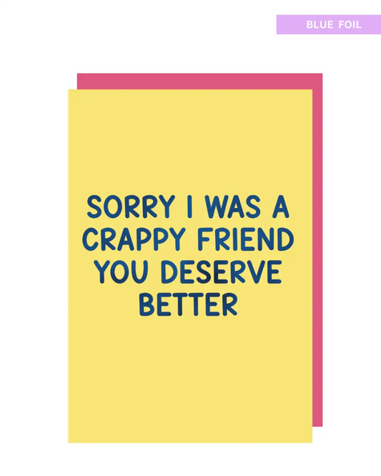 sorry greeting card