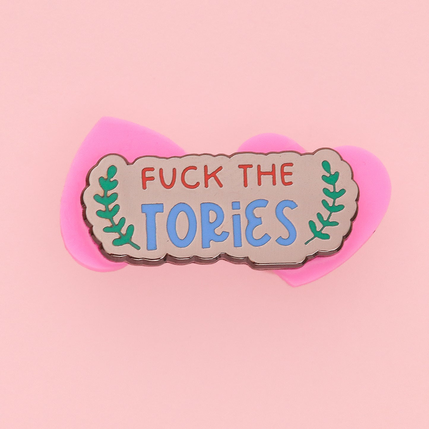 tories enamel pin funny 2