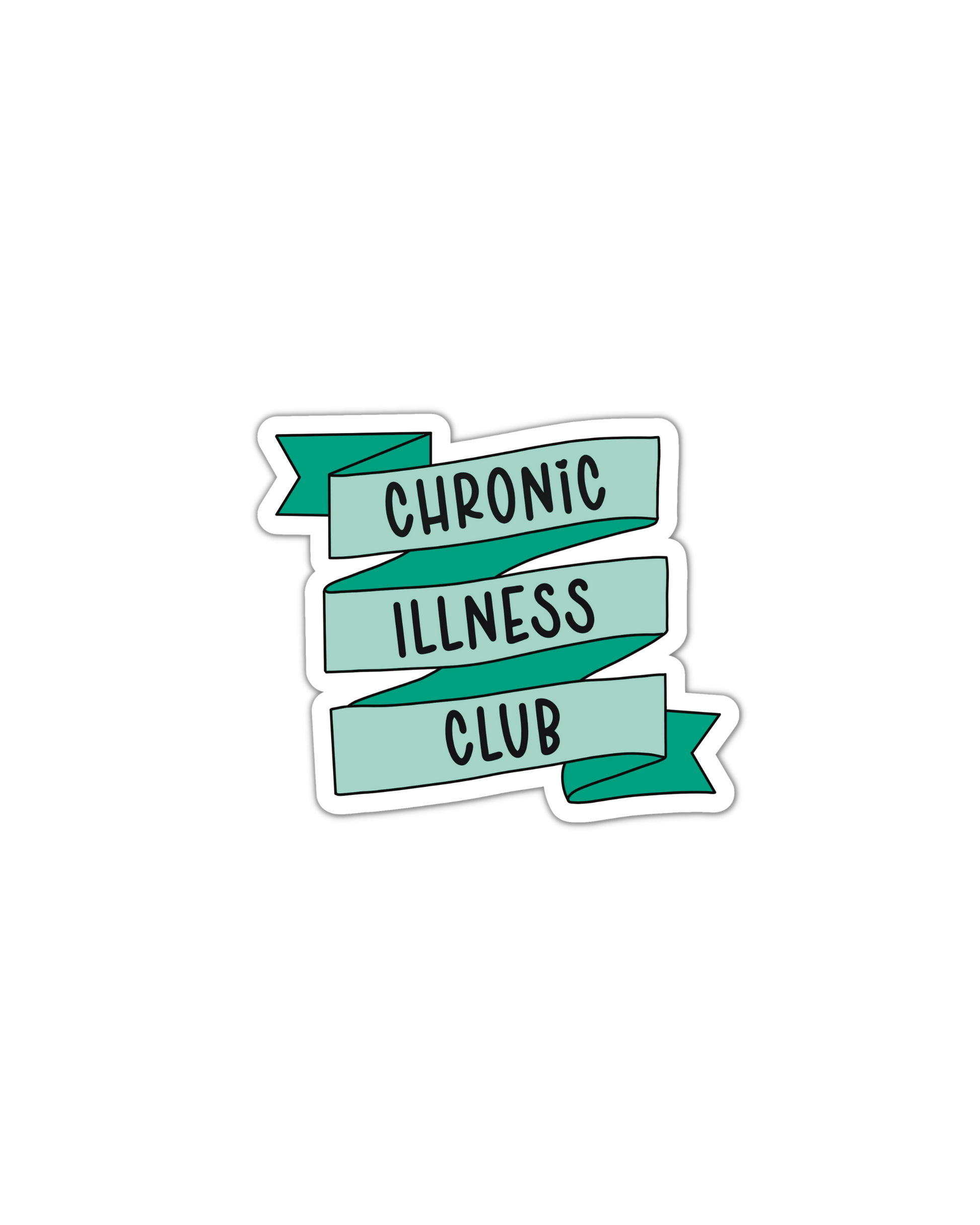 chronic illness club enamel pin
