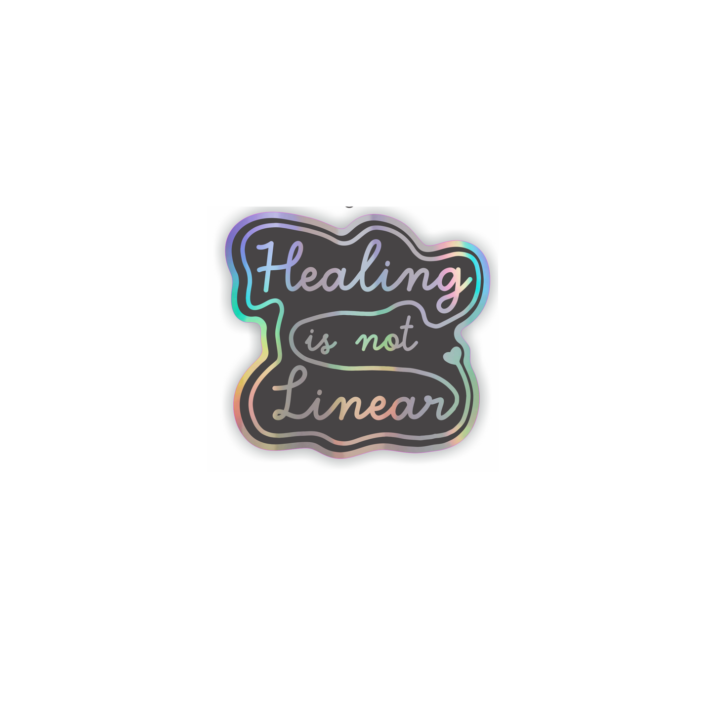 healing is not linear vinyl pin