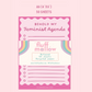 A6 Feminist agenda checklist pad