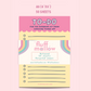 A6 to-do for the dopamine check list notepad
