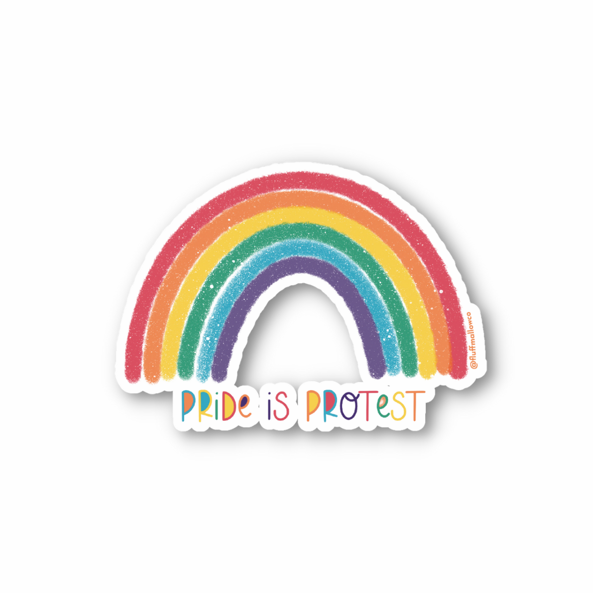 Pride is protest vinyl sticker