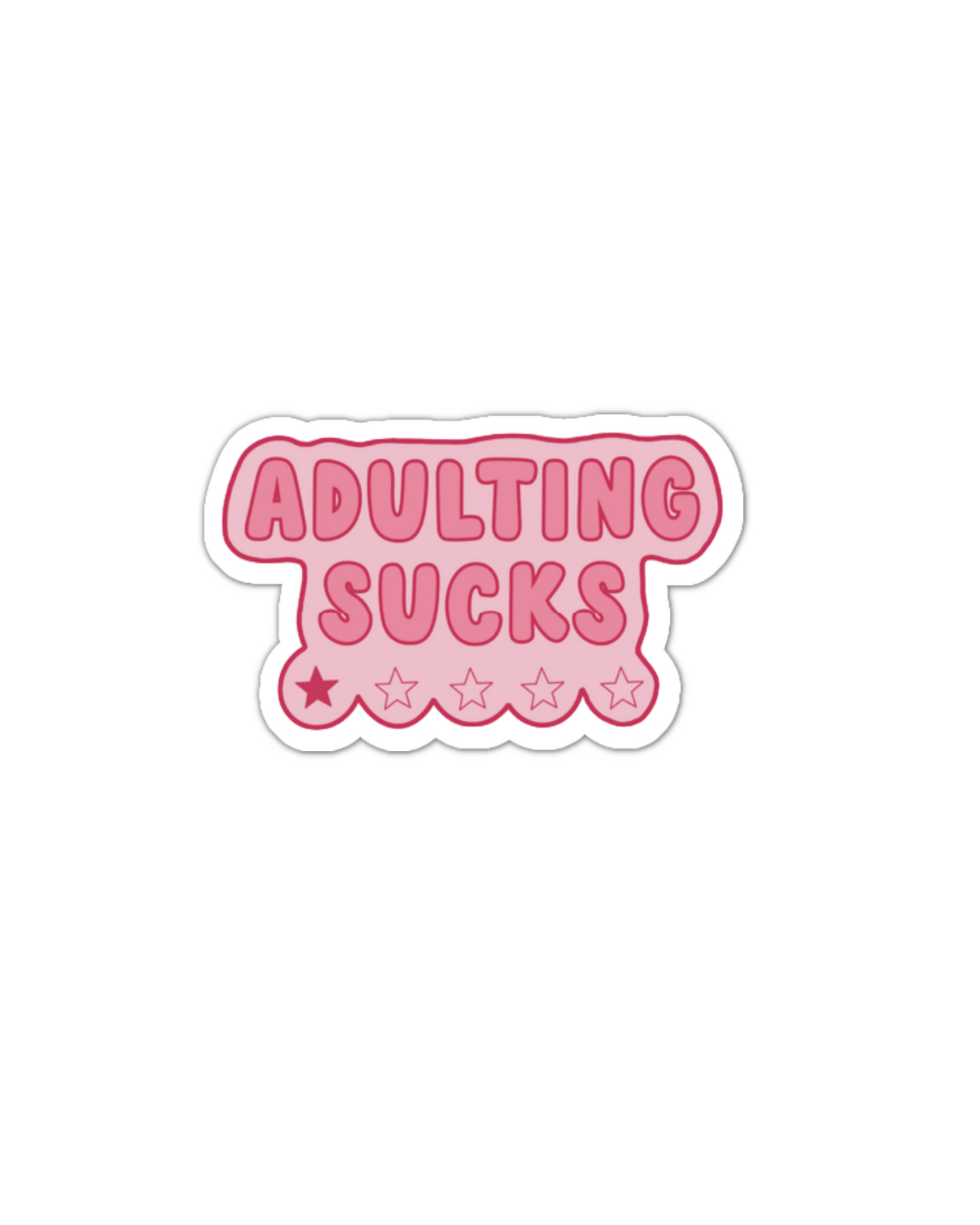 Adulting sucks funny enamel pin