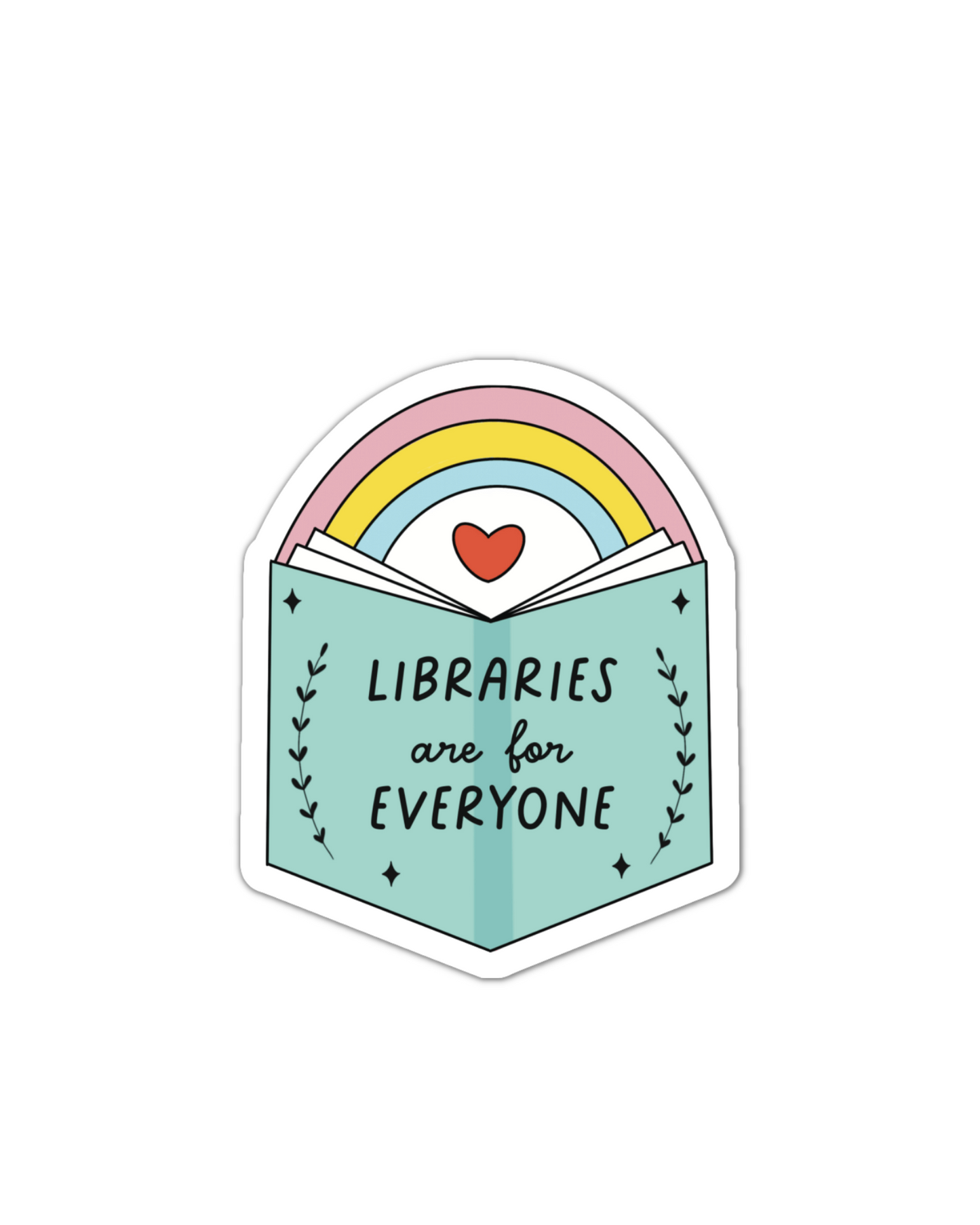 Libraries are for everyone soft enamel pin