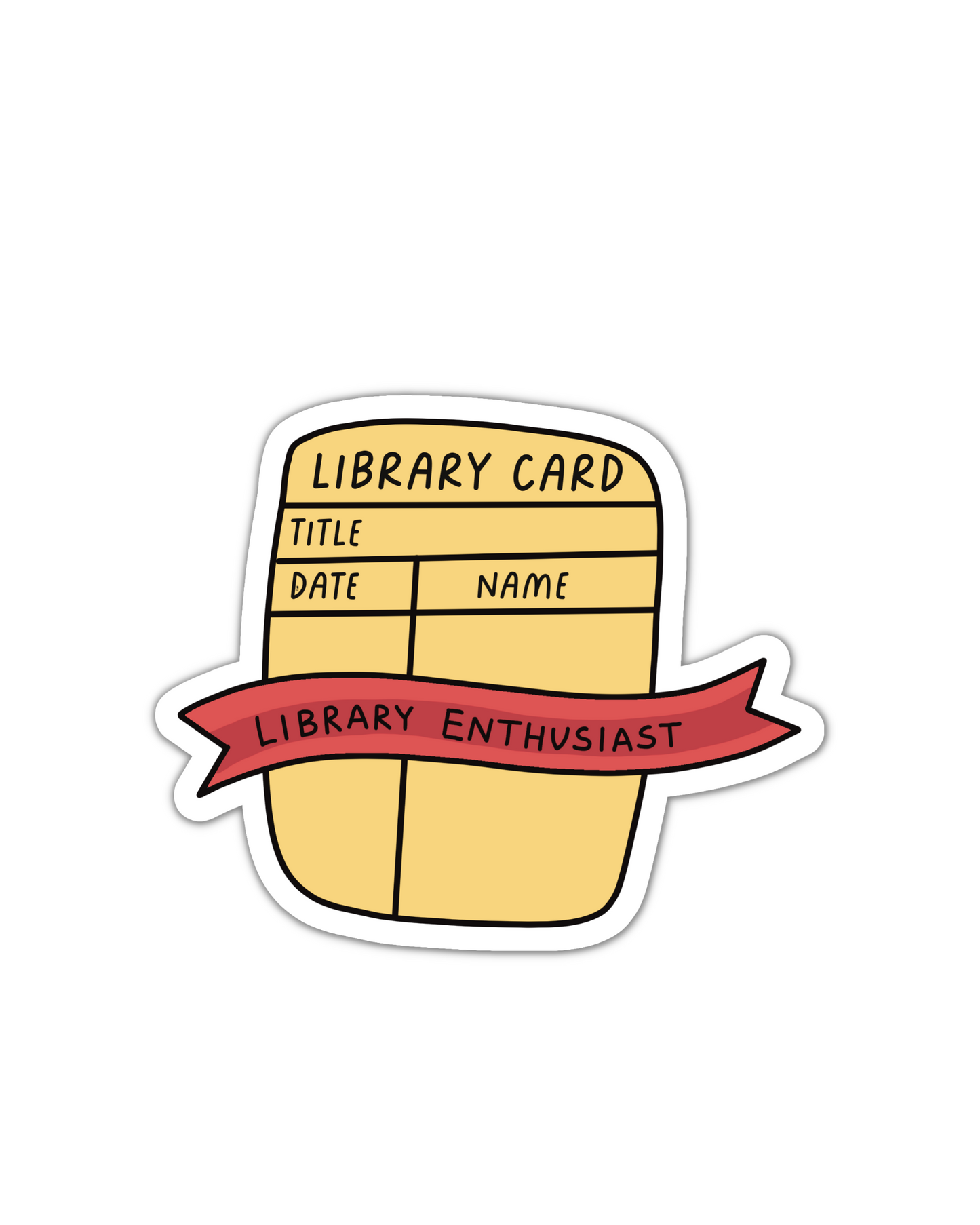 Library enthusiast bookish enamel pin
