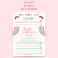 A6 gay agenda checklist note pad cute