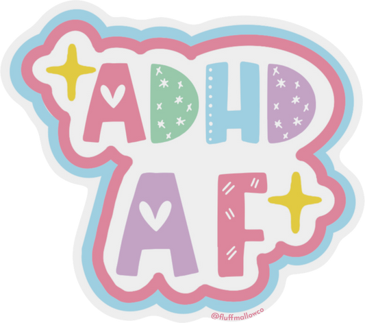 ADHD af awareness sticker