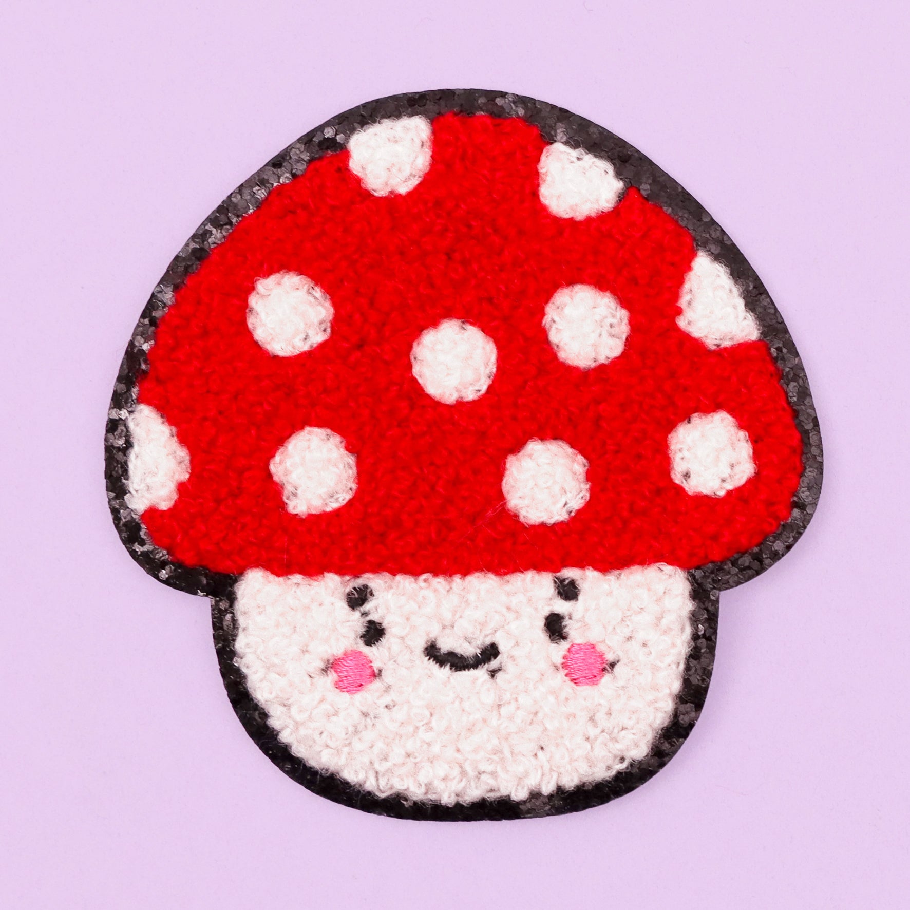 Mushroom iron on Patch cute kawaii 