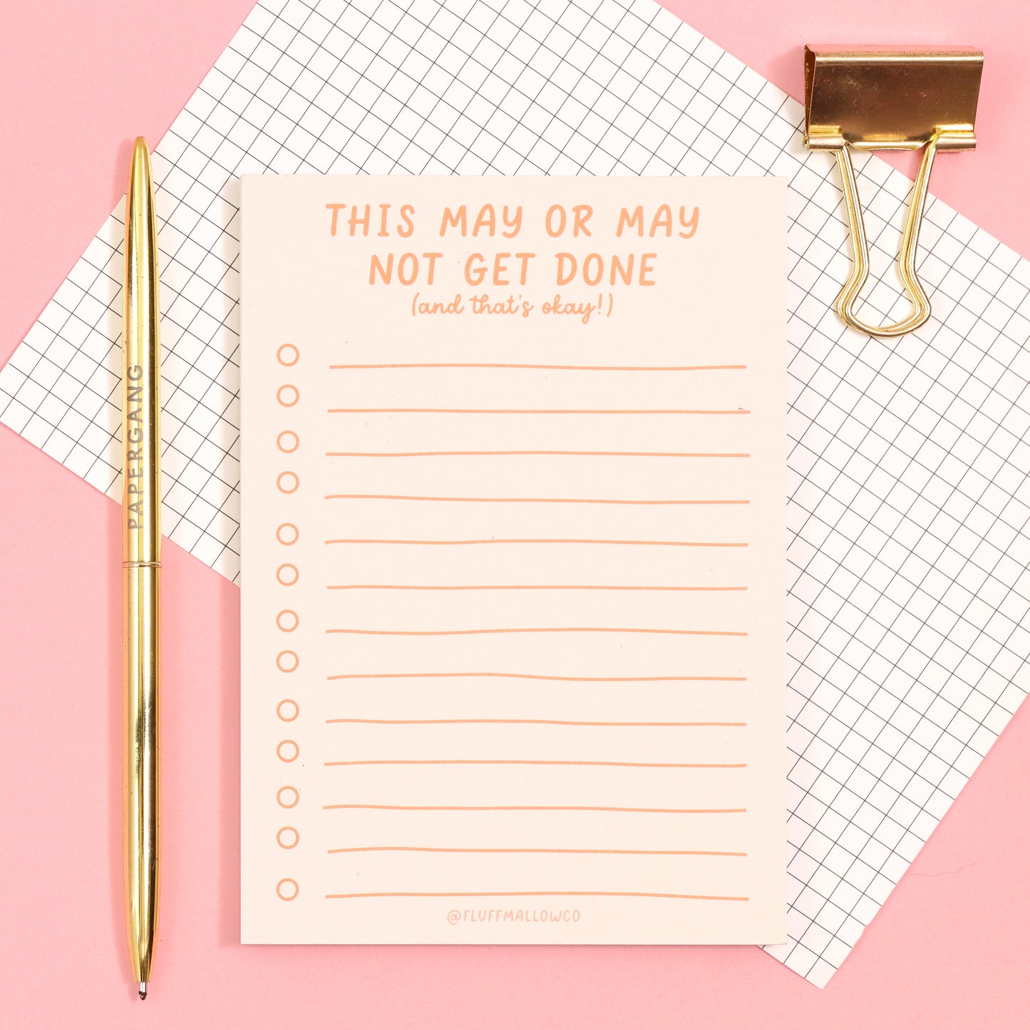A6 this may or may not get done mindfulness notepad (4"x6")