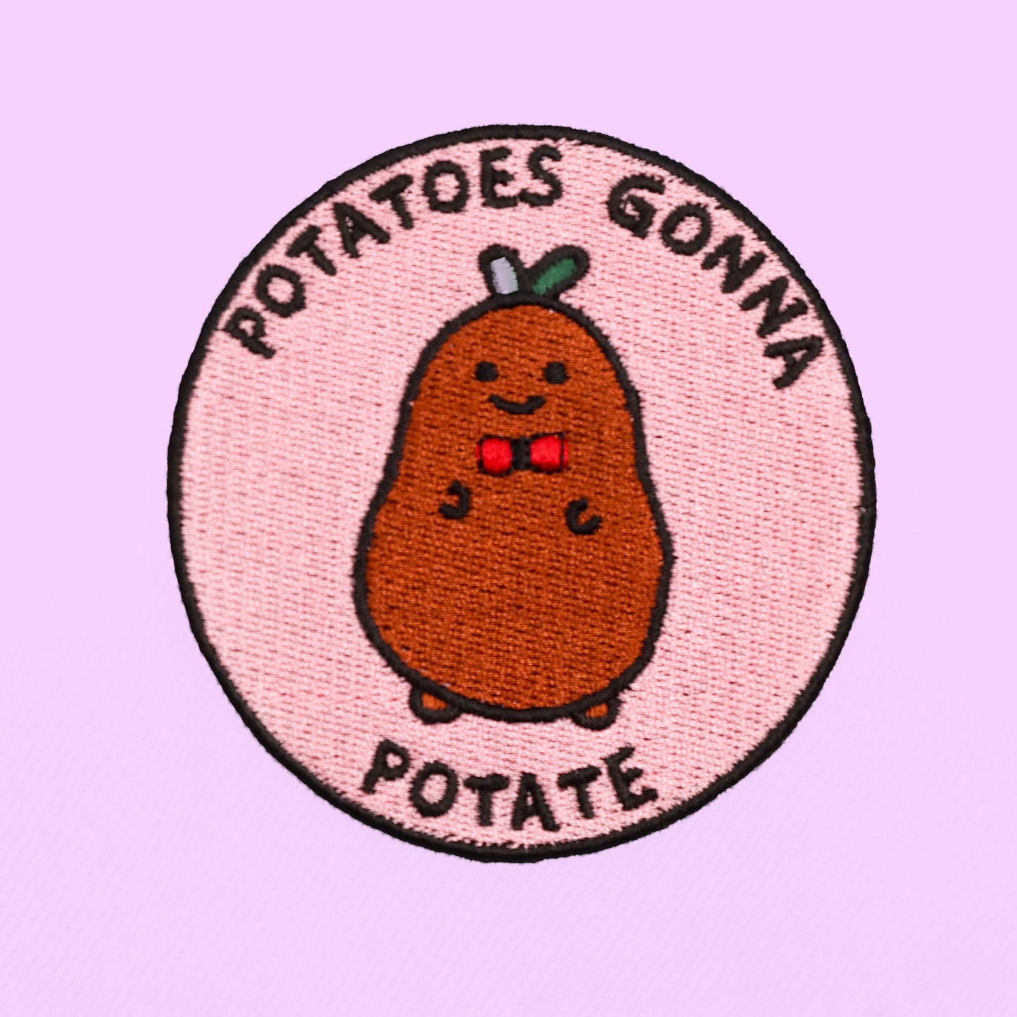 Potato iron on Patch cute kawaii 