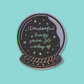 Wonderful things you're so worthy of crystal ball holographic vinyl sticker