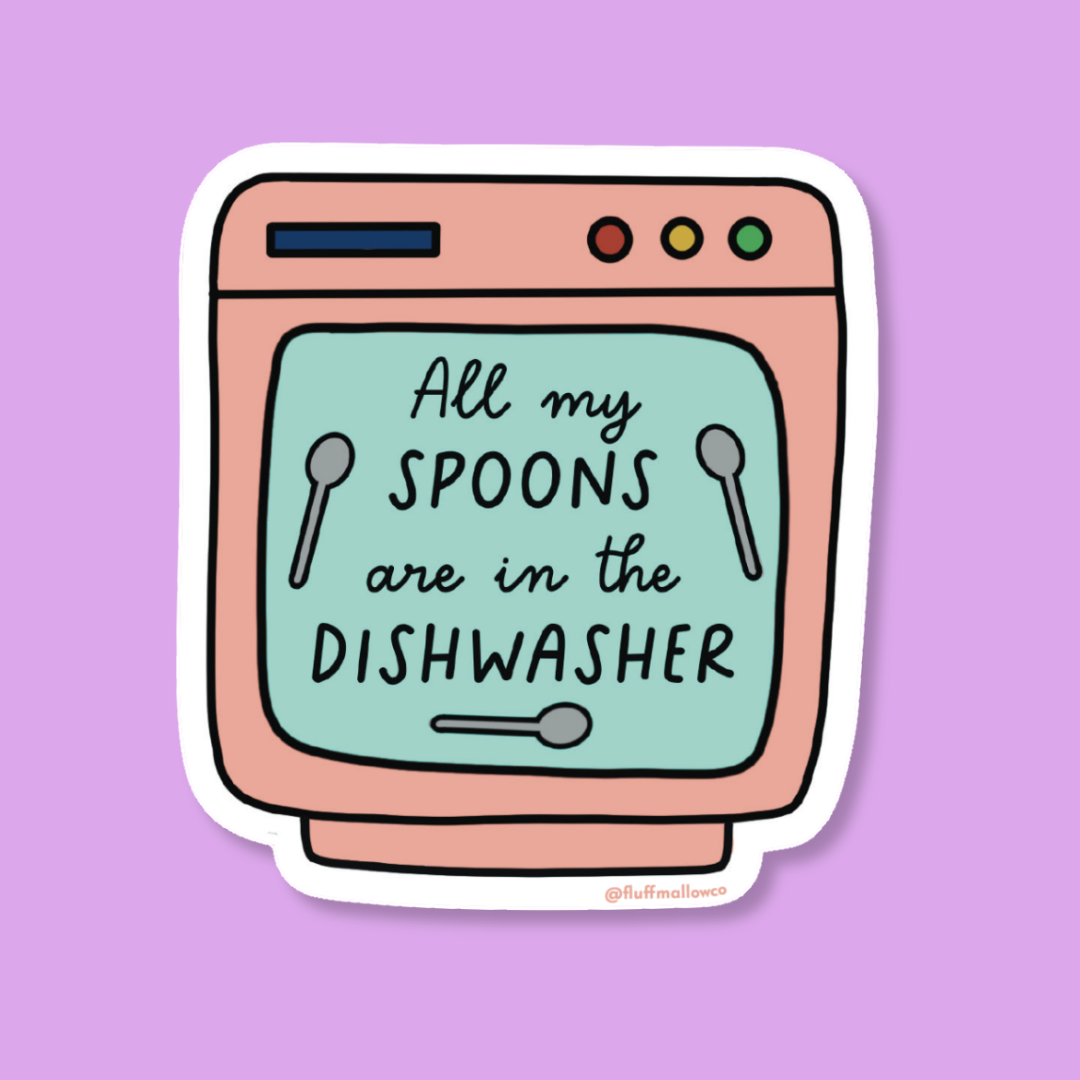 All my spoons are in the dishwasher vinyl sticker