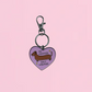 No meanies only weenies enamel keychain and bag charm
