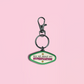 Ask me about my hyperfixation enamel keychain and bag charm