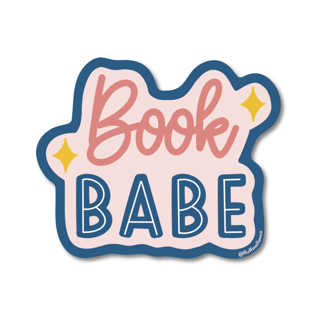 book babe sticker 