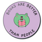 books enamel pin funny 