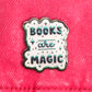 books lover enamel pin 