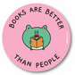 funny books sticker frog kawaii 