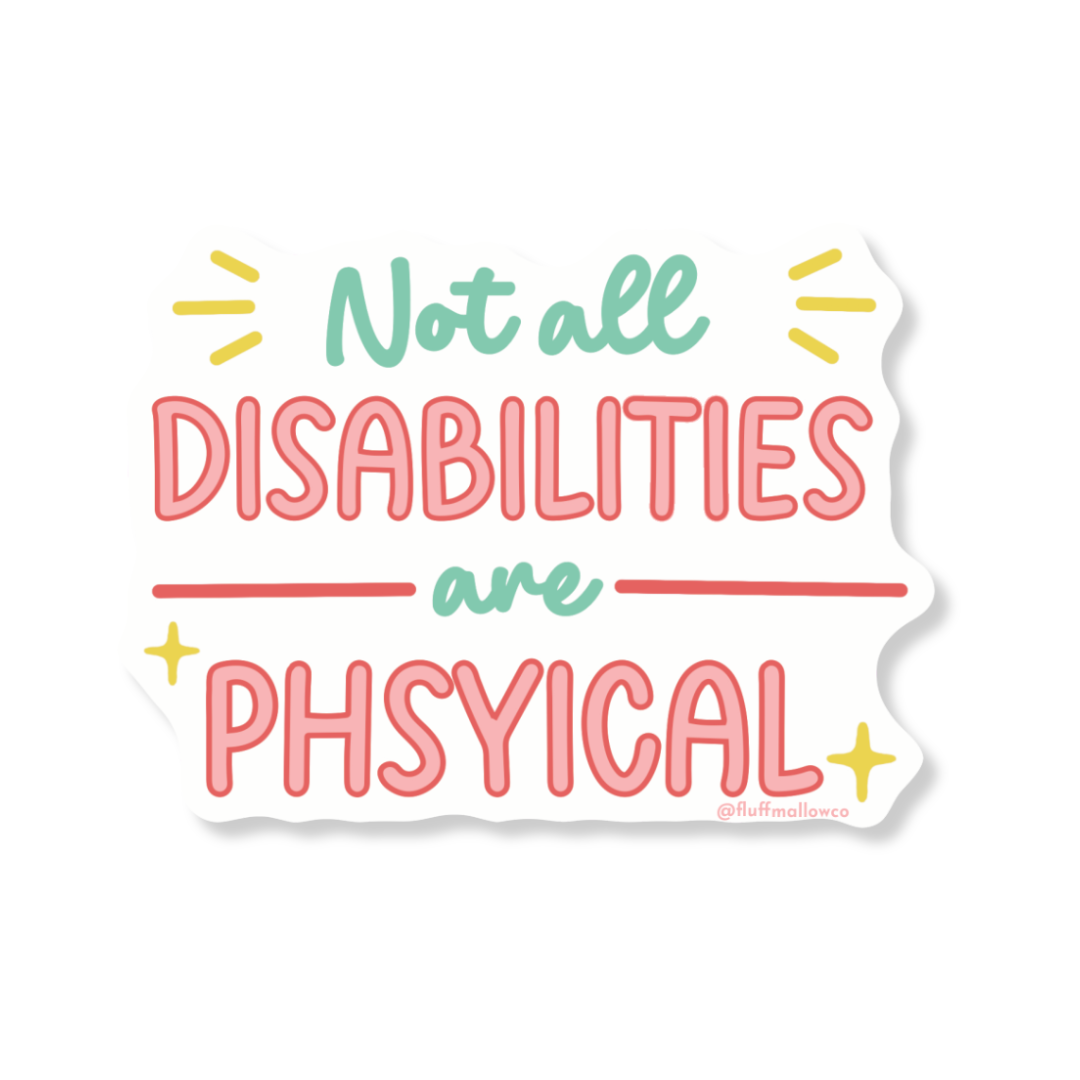 disabilities sticker awareness 