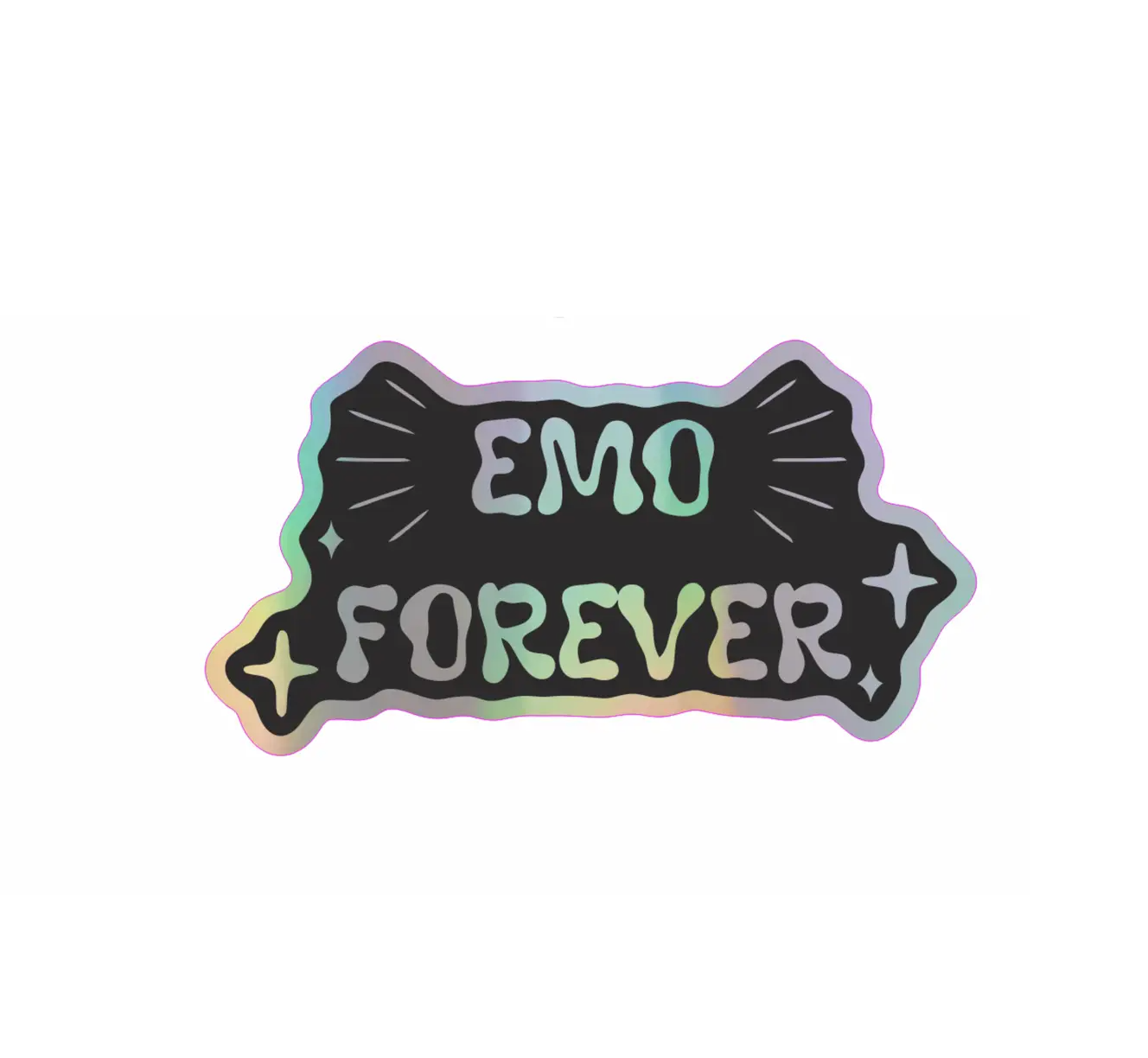 emo forever vinyl sticker 