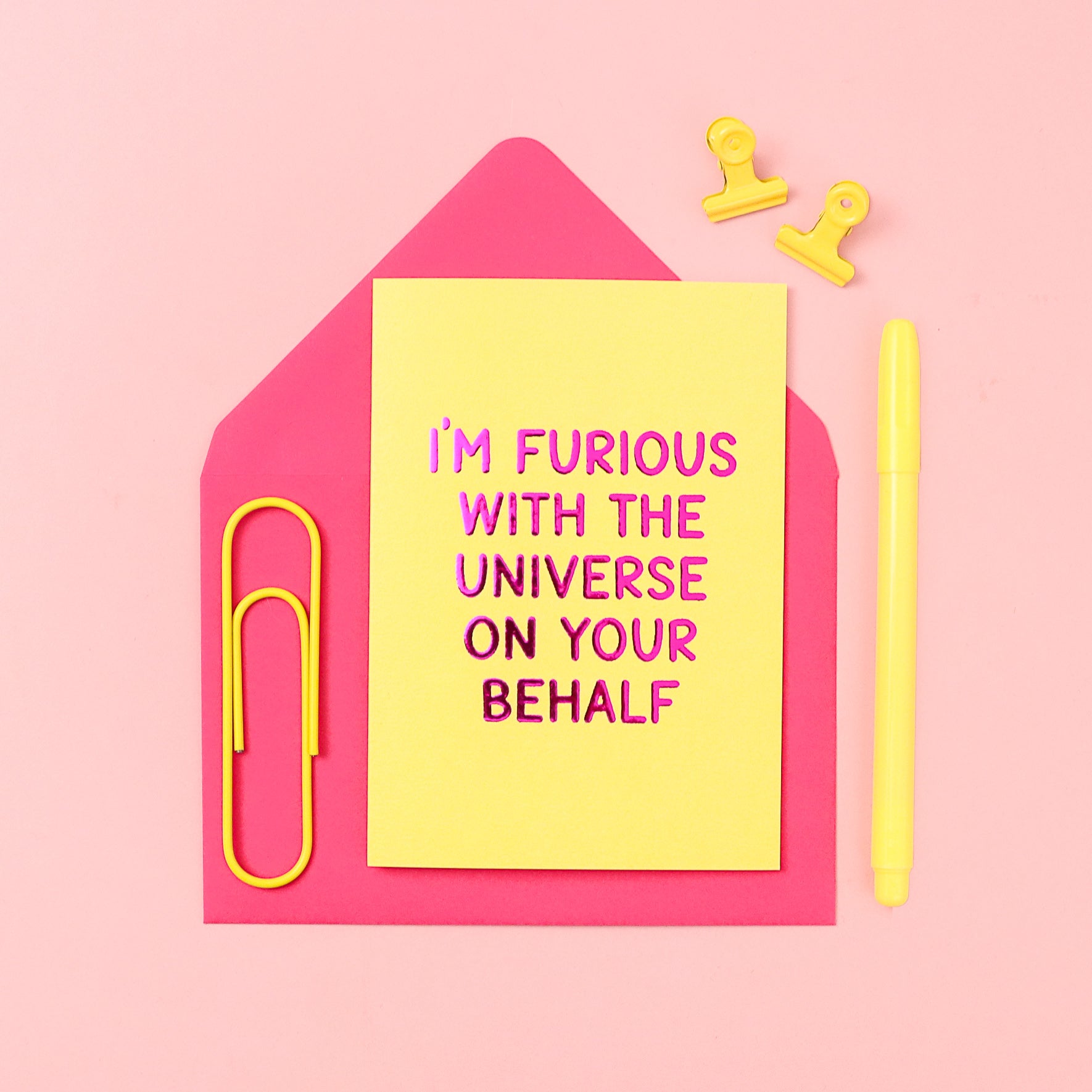 furious greetings card 